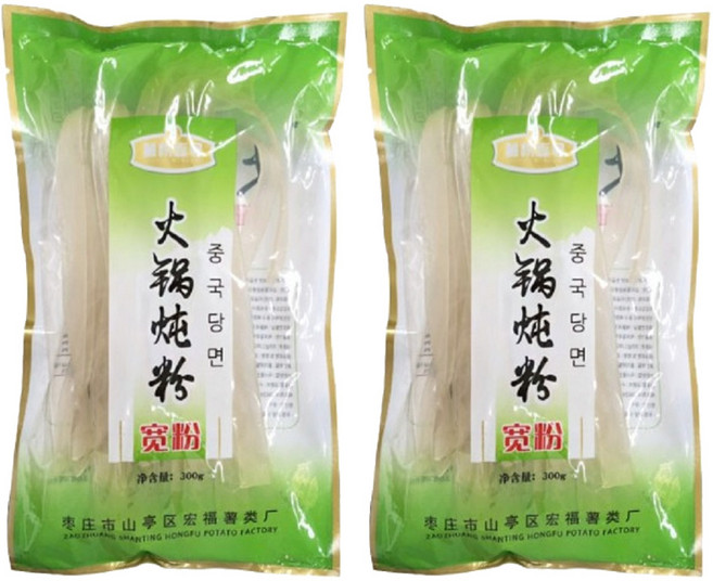 감자 훠궈둔분 납작 당면, 2개, 300g