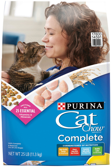퓨리나 캣차우 컴플리트 고양이 사료, 닭, 11.3kg, 1개