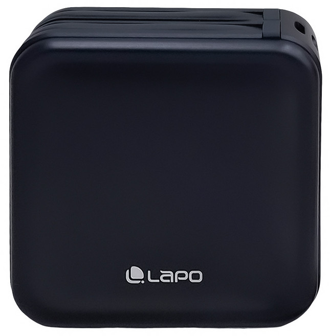 LaPO 全功能無線充電行動電源 Type-C, WT-08TC, 微墨藍