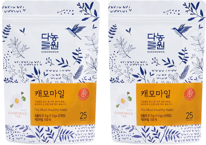 다농원 캐모마일티, 1.5g, 25개입, 2개