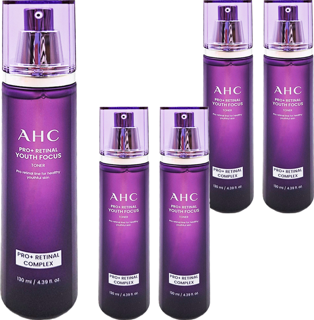 AHC PRO+ A醛逆時煥活柔膚露, 130ml, 5瓶