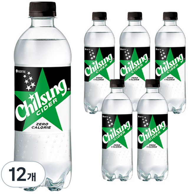 칠성사이다 제로, 500ml, 12개