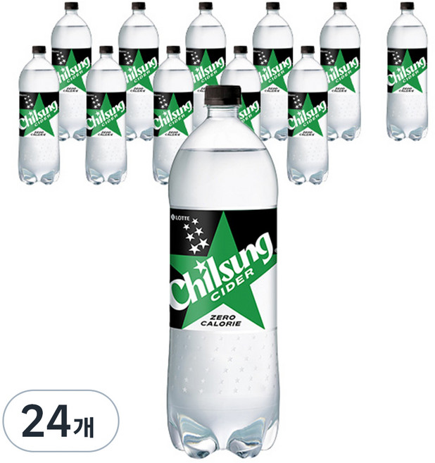 칠성사이다 제로, 1.5L, 24개