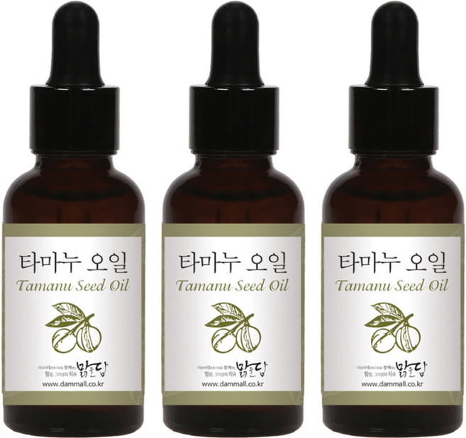 맑을담 타마누 오일, 30ml, 3개
