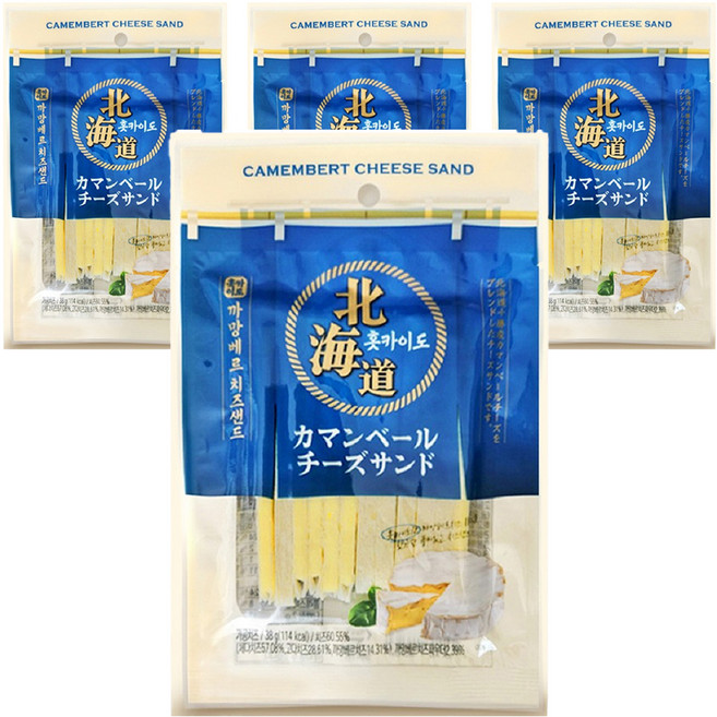 훗카이도 까망베르 치즈샌드, 4개, 38g