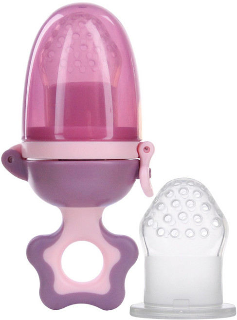 예꼬맘 트위스트 이유 과즙망+리필망, 핑크, 1개