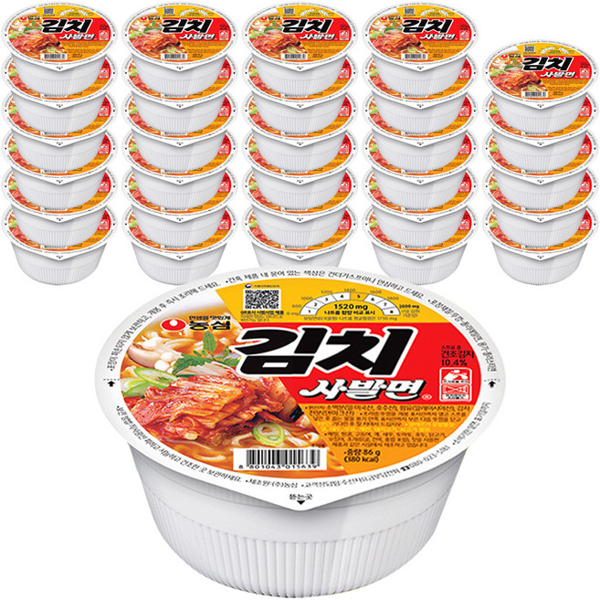 김치사발면 86g, 60개