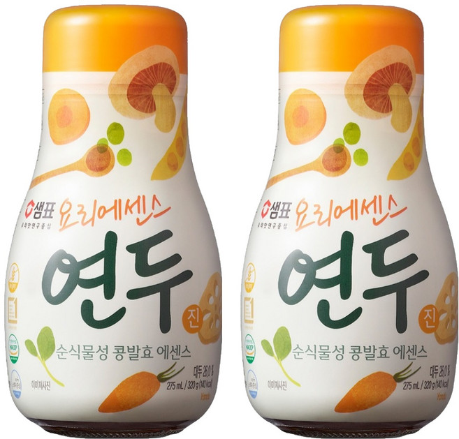 샘표 요리에센스 연두 진, 275ml, 2개