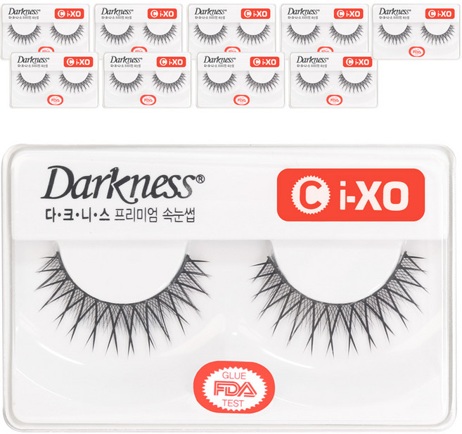 다크니스 프리미엄속눈썹, ci-XO, 10개