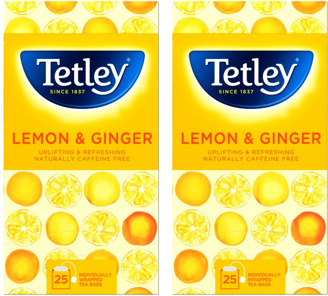 테틀리 레몬&진저 티백, 1.5g, 50개, 2개
