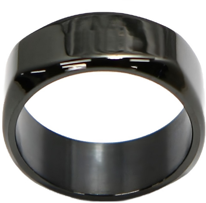 인디라벨 써지컬스틸 2컬러 사각 반지