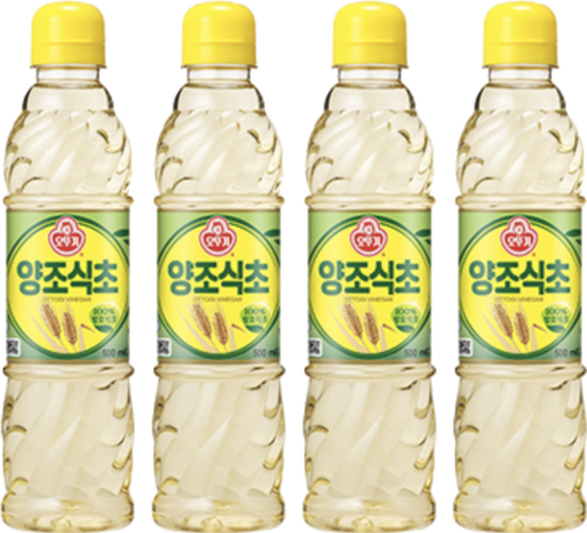 오뚜기 양조식초, 500ml, 4개