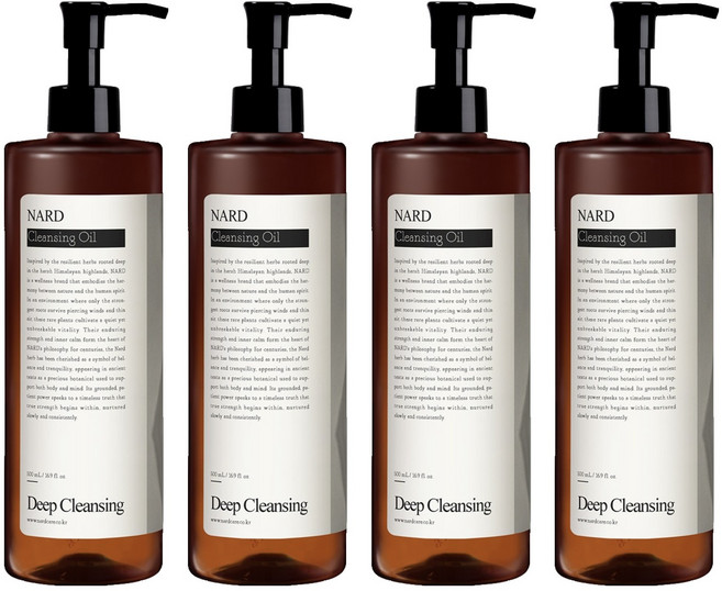나드 아하 파하 딥 클렌징 오일, 500ml, 4개