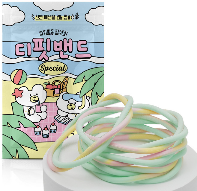 디핏밴드 유아용 스페셜 썸머밴드 S, 민트, 5개