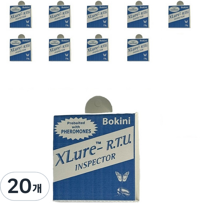 보키니 화랑곡나방 권연벌레 페로몬 트랩 소, 20개, 1개입