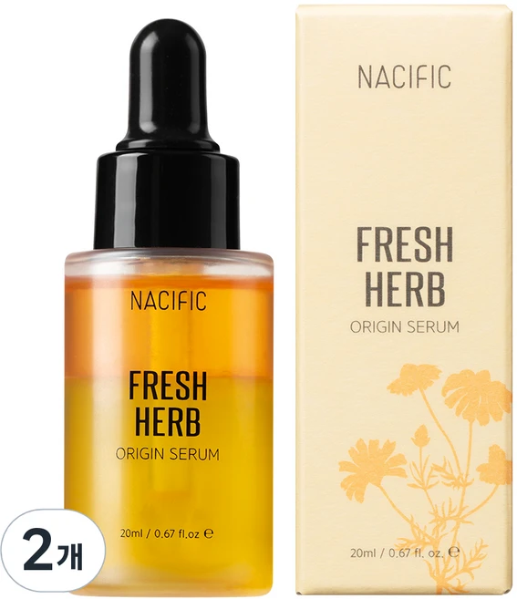 네시픽 프레쉬 허브 오리진 세럼, 20ml, 2개 - 쿠팡