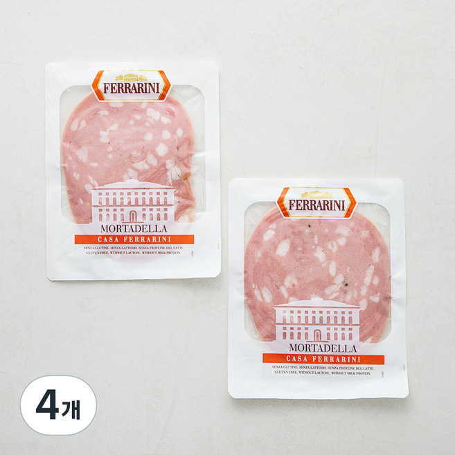 모르타델라 위드 피스타치오 슬라이스햄, 120g, 4개