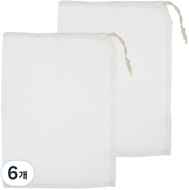 코멧 국내생산 순면 주머니, 6개