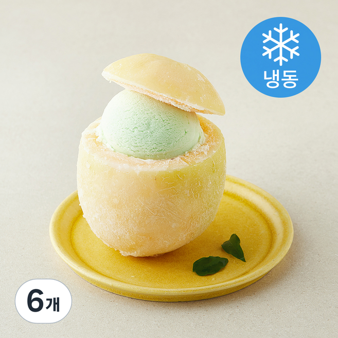 지엔씨푸드 멜론향 아이스 (냉동), 6개, 1개입, 130ml
