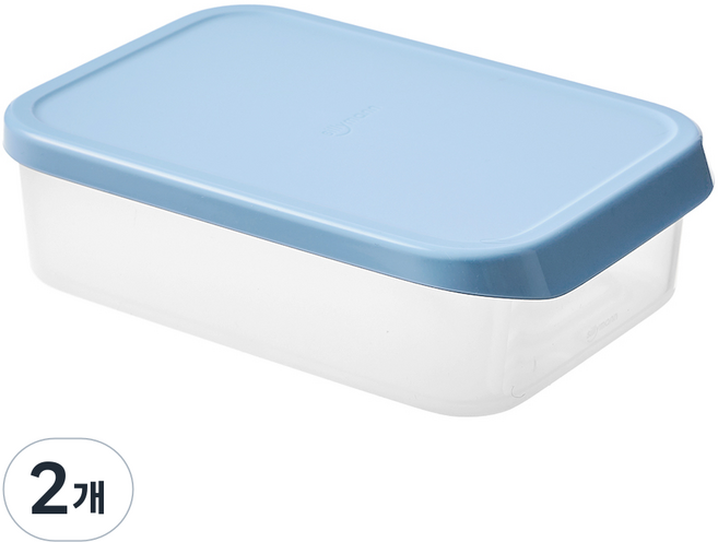 sillymann Ice Way 矽膠冷凍容器 冰藍色 WSK7104, 2個, 800ml