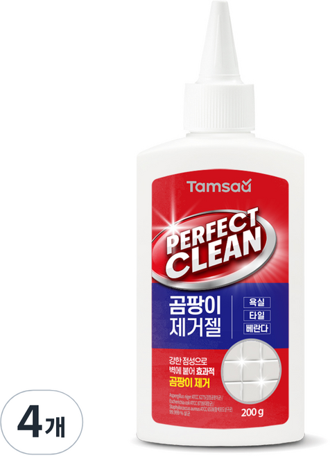 탐사 젤타입 곰팡이 제거제, 200g, 4개