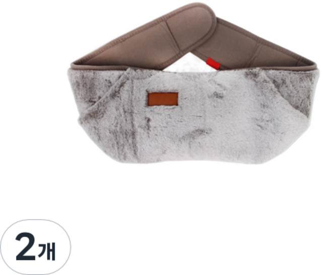 힐링팩토리 충전식 온수 온열 허리 복대 전기 찜질팩 ND-01, 2개