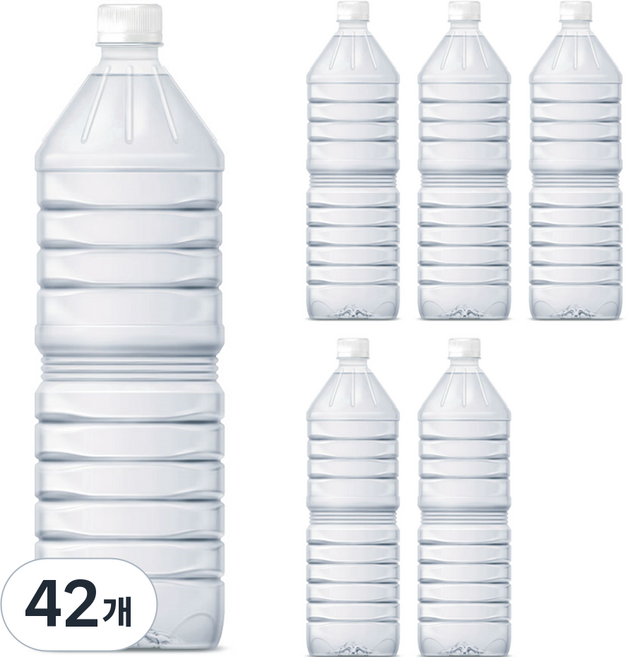 물하나 eco 생수 무라벨, 42개, 1L