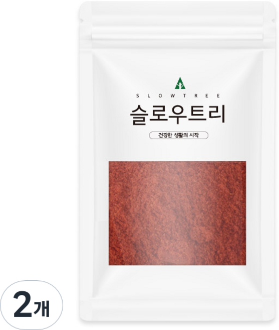 슬로우트리 오미자분말, 2개, 100g