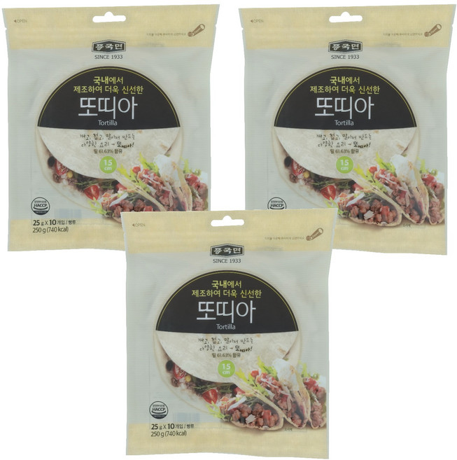 Poongkukmyeon 墨西哥薄餅 15cm, 25g, 30個