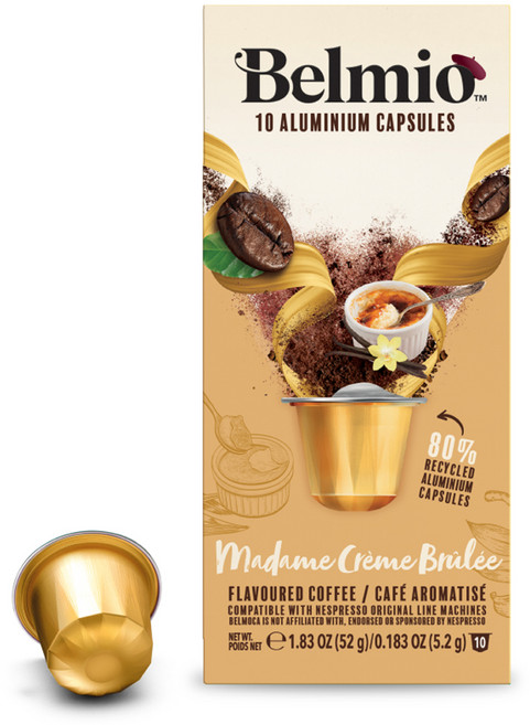 벨미오 마담 크림 브륄레 캡슐커피 네스프레소 호환캡슐, 5.2g, 10개입, 1개