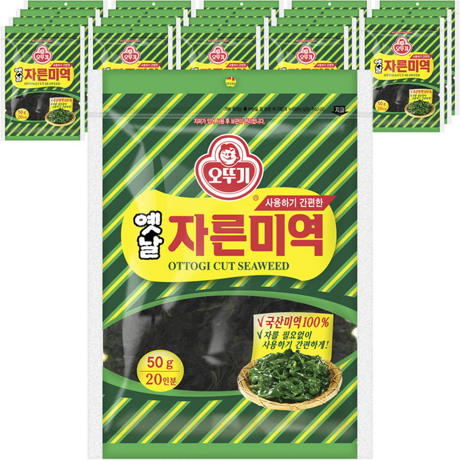 오뚜기 옛날 자른 미역, 50g, 20개
