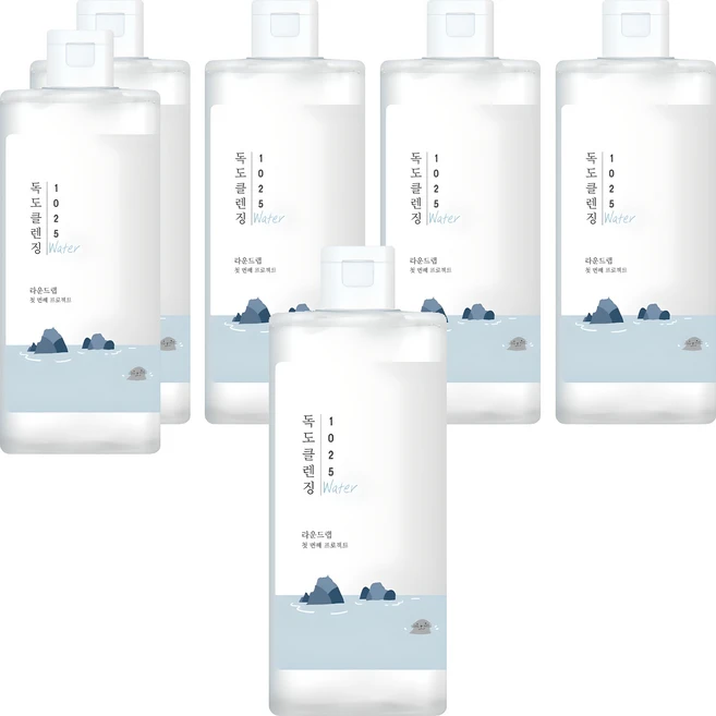 라운드랩 1025 독도 클렌징워터, 400ml, 6개 - 쿠팡