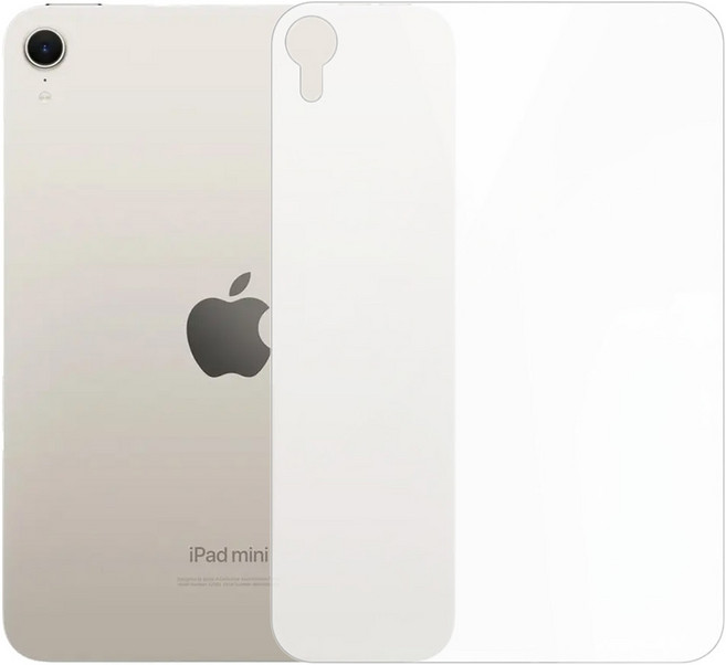 Healing Shield iPad Mini 7代/6代 8.3吋 霧面 背面保護貼 套組, 1個, 透明