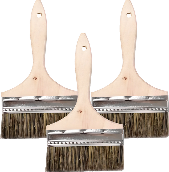 크린메이트 다용도 청소붓 미세 평붓 L, 혼합색상, 3개