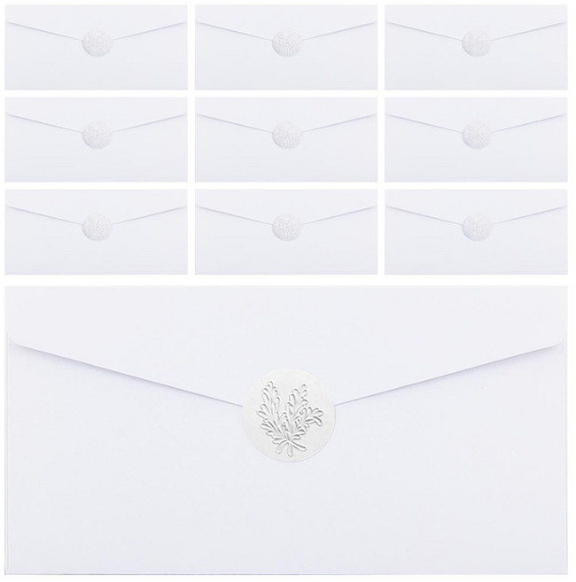 다다 3D 스티커 10p + 펄 용돈봉투 10p 세트, 화이트, 1세트