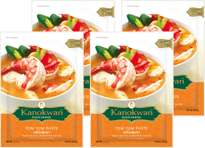 Kanokwan 泰式酸辣湯醬, 30g, 4包