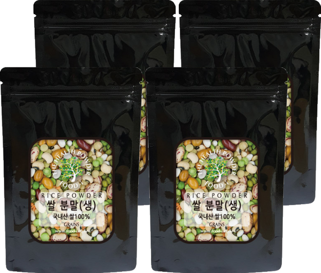 스쿨아이 국내산 생 쌀 분말, 200g, 4개