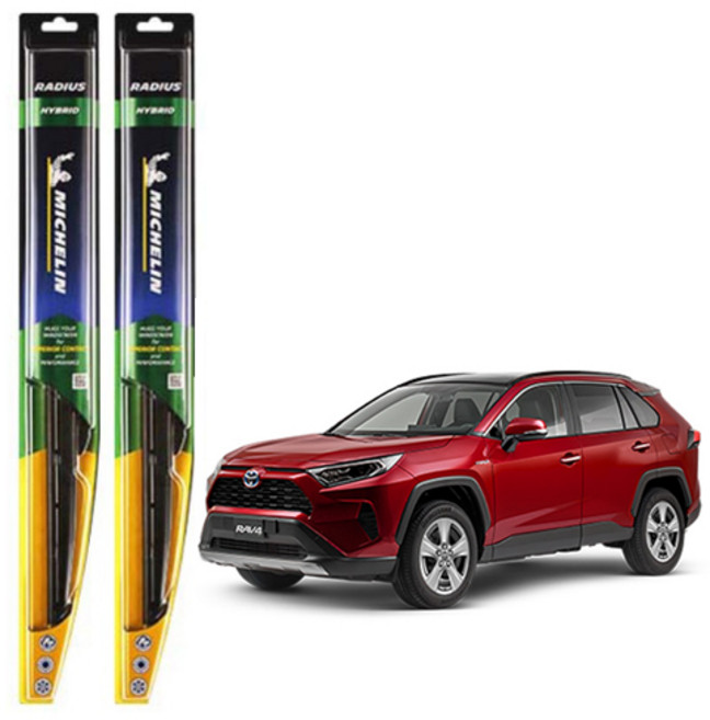 MICHELIN 米其林 Radius 複合式雨刷 駕駛座 + 副駕駛座 套組, 豐田 RAV4 XA4(IV)