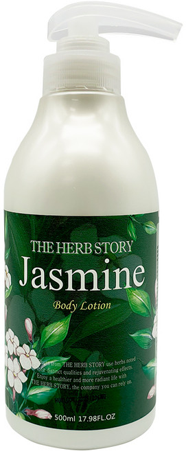 더허브스토리 아로마바디로션 자스민, 500ml, 1개