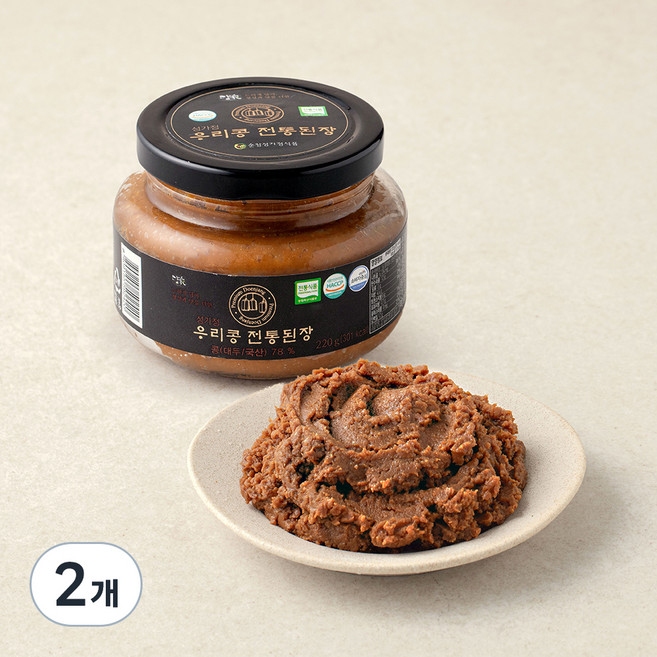 담가 순창 성가정 우리콩 전통 된장, 220g, 2개