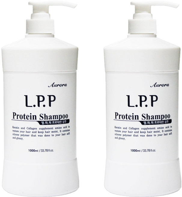 오로라 LPP 프로테인 한방 샴푸, 1L, 2개