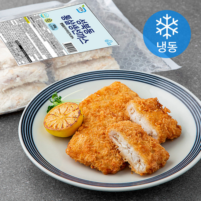 바른웰 성북동 통살 생선까스 (냉동), 80g, 10개