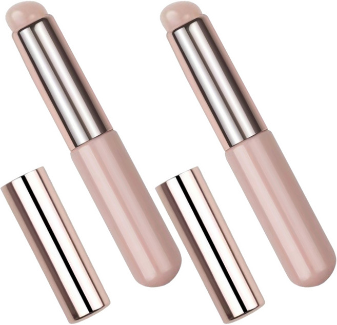 아이코어스 메이크업 실리콘 립 브러쉬, 누디, 2개