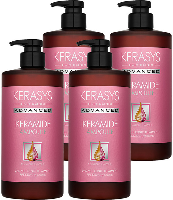 케라시스 케라마이드 극손상 트리트먼트, 1L, 4개