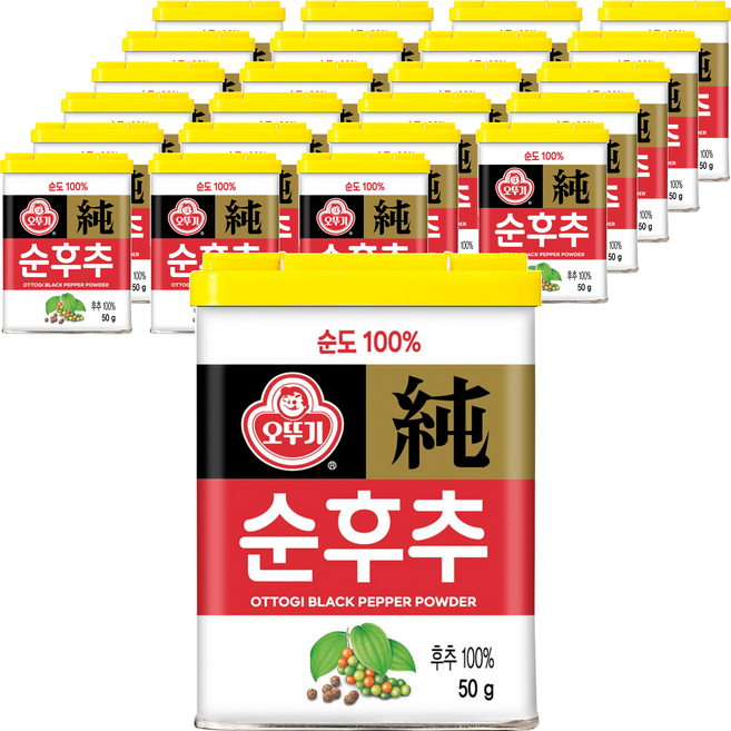 오뚜기 순후추, 50g, 24개