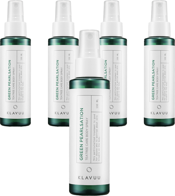 KLAVUU 克拉優 綠珍珠茶樹身體護理噴霧, 100ml, 5瓶