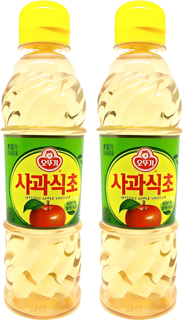 오뚜기 사과식초, 500ml, 2개