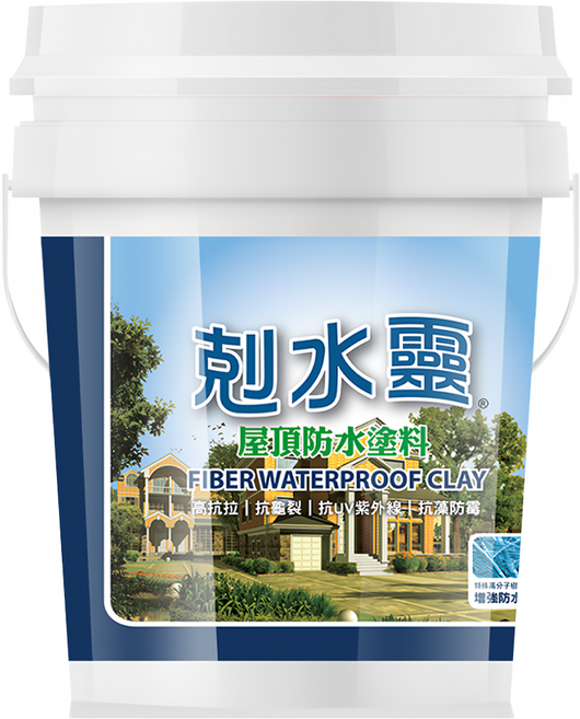 KINGCAT 貓王油漆 剋水靈屋頂防水塗料, 象牙白, 18925ml, 1桶