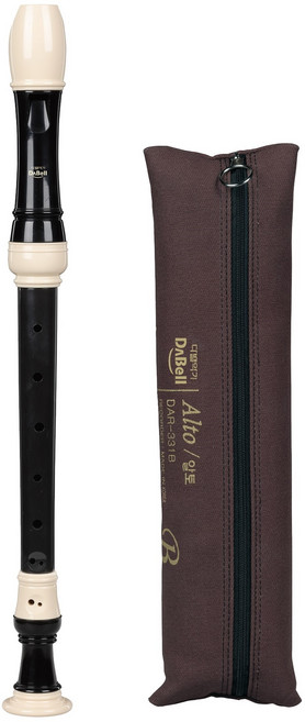 다벨 알토 리코더 저먼식 DAR-330G, 검정색, 1세트