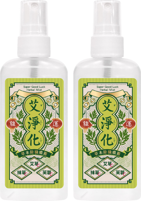 美吾髮 艾淨化 草本除穢噴霧, 70g, 2瓶